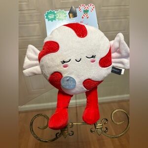 NEW Dog Toy Plush with Clinker & Squeaker “We’re Mint to Be” Peppermint Theme |